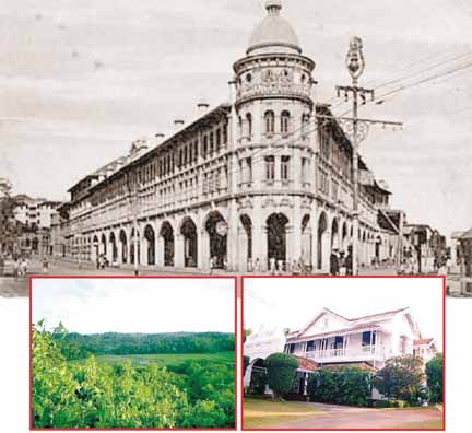 Violating Sri Lankan laws, British nationals in collaboration with a leading law firm are running a real estate firm selling Sri Lankan lands at inflated prices to foreign buyers, making huge profits completely tax free